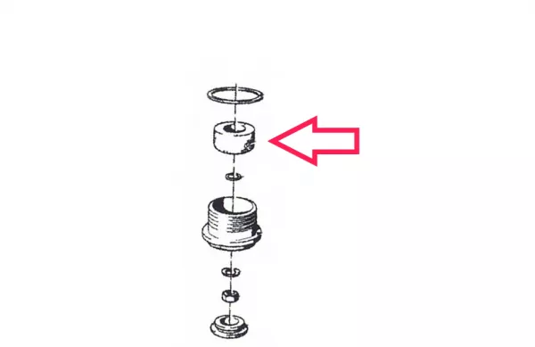 Anschlagring im Gleitrohr unten für BMW /6, /7