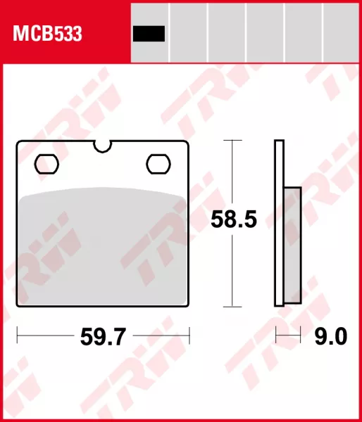 Bremsbeläge TRW Lucas MCB533