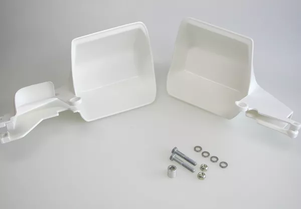 Handschutz in weiss für BMW R65GS, R80G/S, R80/100GS bis Bj. 90