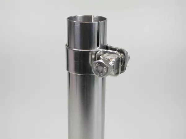 Auspuffschelle aus VA für 32mm Querrohr