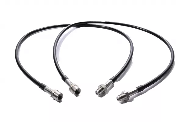 Stahlflex Bremsleitungen für BMW /6, /7, R90S, R100 bis Bj. 09/80 mit Doppelscheibe (ABE)