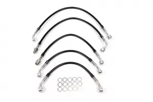 Stahlflex Bremsleitungen für BMW R1100GS (ABE)