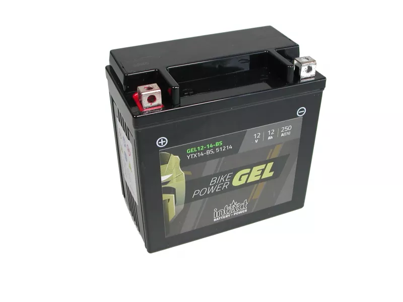 Gel Batterie, Intact Gel Power,12v 14AH, Wüdo motorrad