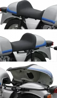 Einzelsitzbank in schwarz gepols...